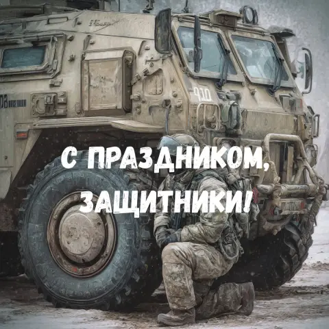 Красивые открытки с 23 февраля мужчинам — поздравление с днем защитника отечества