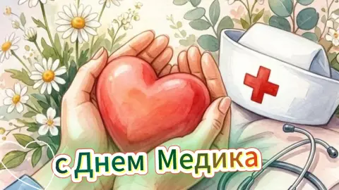 Поздравление с днём медика красивые — открытка поздравление с днем медика