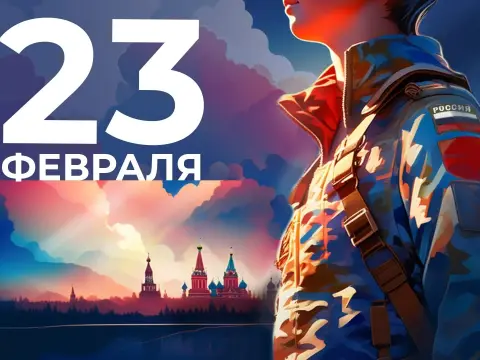 С Днем защитника отечества 23 февраля — открытка с 23 февраля официальная