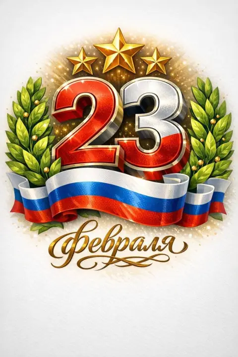 Открытку 23 февраля — с день защитника отечества