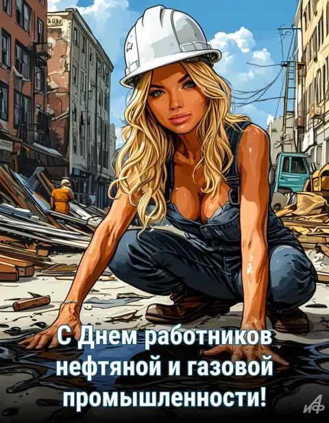 День работников нефтяной газовой промышленности — открытки с днем нефтяника