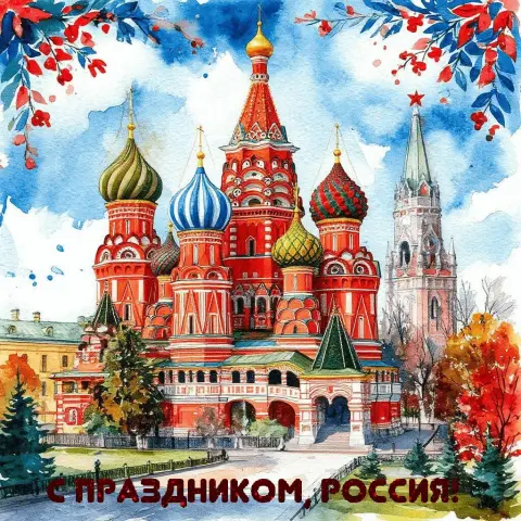 Россия с праздником — с праздником с днем россии