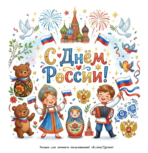 Поздравление ко дню России — с день россии