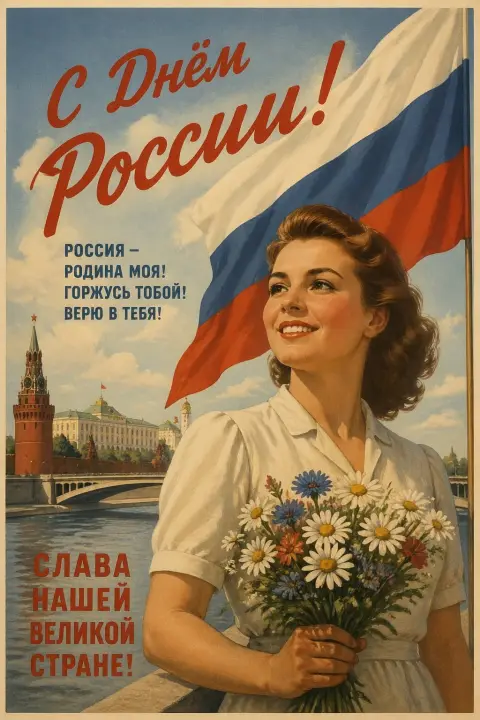 12 июня С Днем России — с день россии