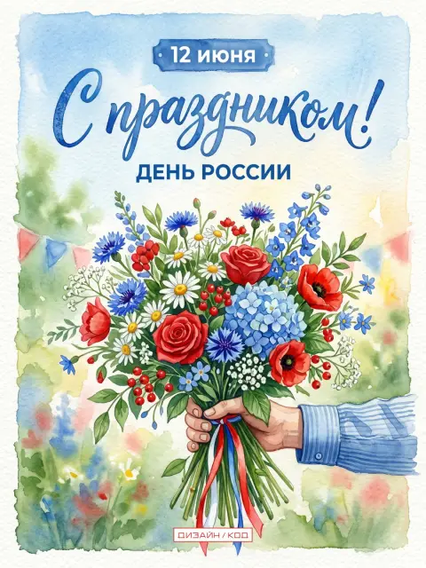 Открытка 12 июня день России — день россии открытки красивые
