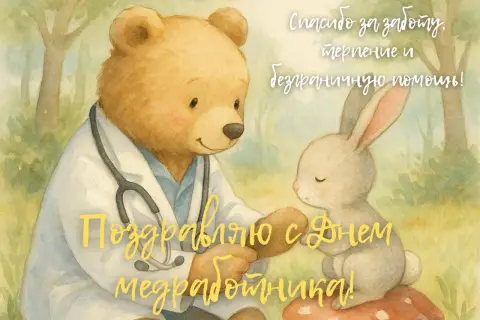 С Днем медицинского работника красивые открытки