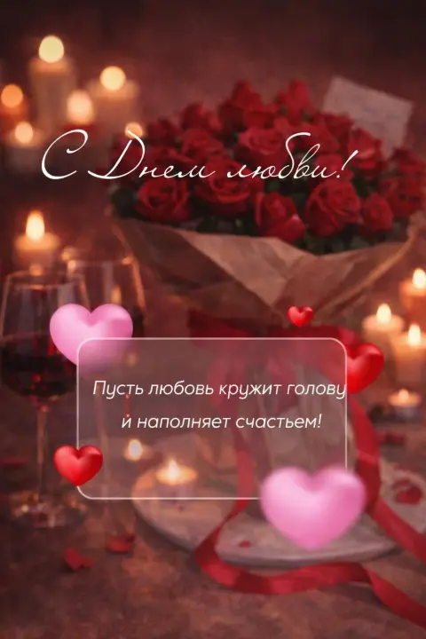 С Днем влюбленных поздравления — с днем святого валентина