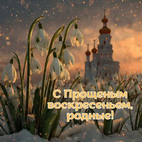 Прощенное воскресенье открытка — прощеное воскресение открытка