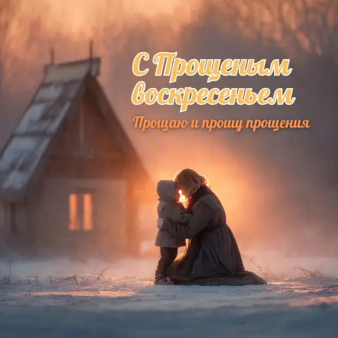 С прощенным воскресеньем красивые открытки — просить прощения в прощенное воскресенье