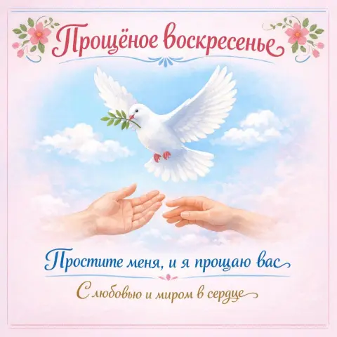 Просить прощение в прощенное воскресенье — прощенное воскресение поздравление