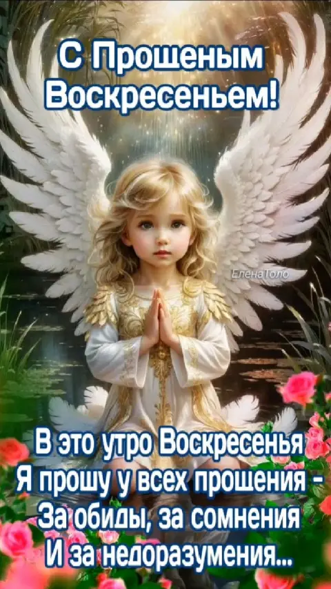 Просить прощение в прощенное воскресенье — прощёное воскресенье