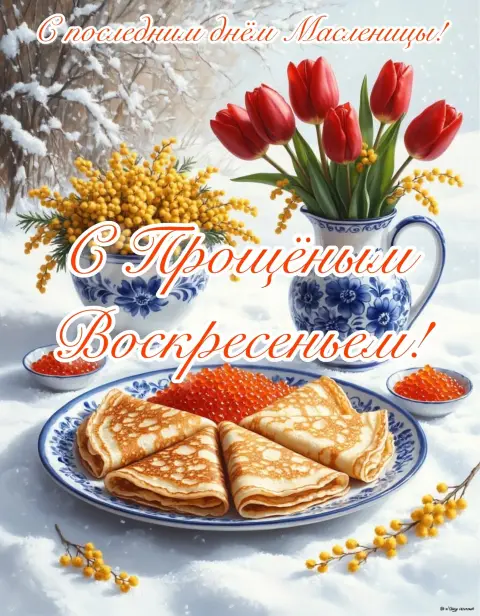С масленицей и прощенным воскресеньем поздравление — прощеное воскресенье масленица