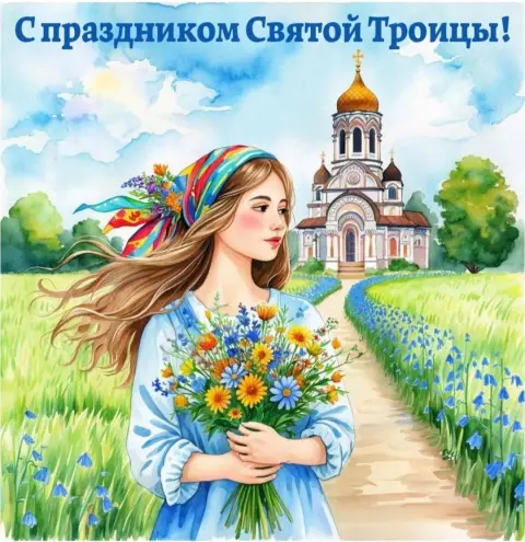 Троица открытка — день святой троицы