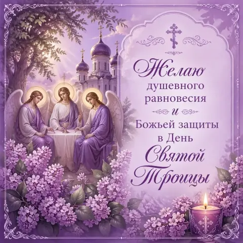 Поздравление троица — открытки с днем святой троицы
