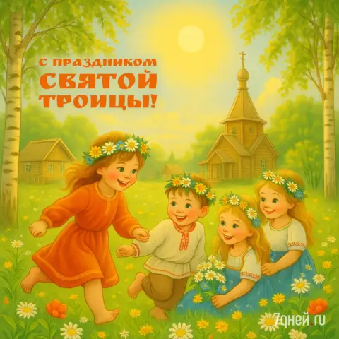Открытки к празднику троица — праздником святой троицы