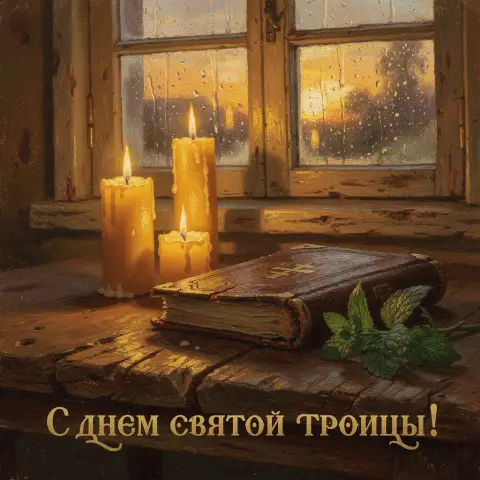 День святой троицы открытка — открытка к троице