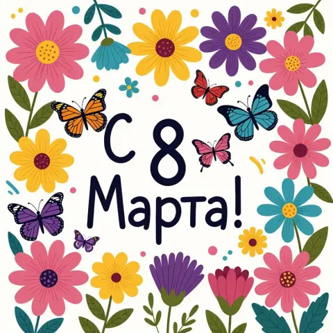 Открытки с 8 марта маленькие — открытку на 8 марта