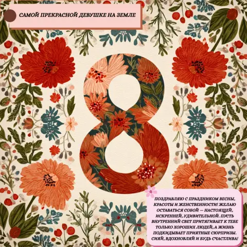 Поздравление с 8 марта короткие своими словами — поздравить с 8 марта