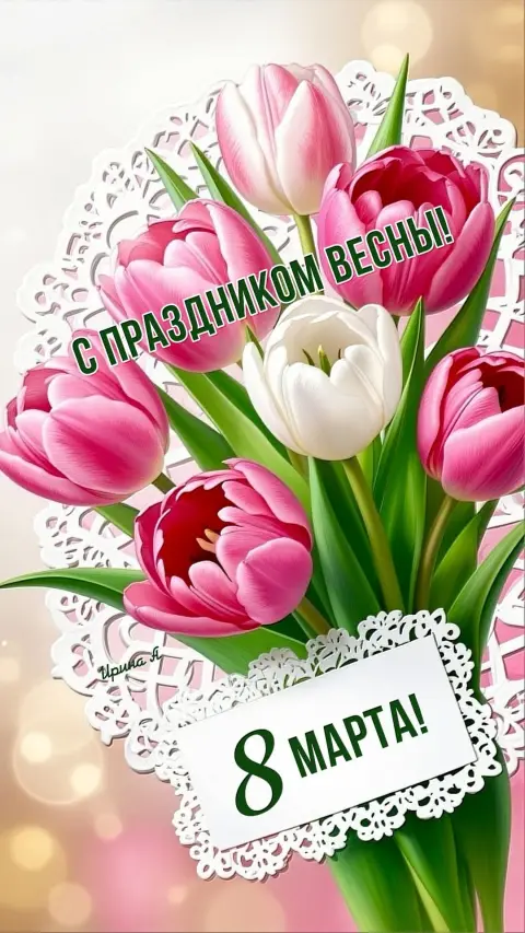 8 марта открытк — с международным женским днем 8 марта