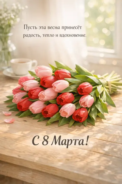 Открытк с 8 марта — 8 марта праздник весны
