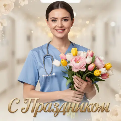 Открытки С Днем медицинских работников — с день медицинского работника