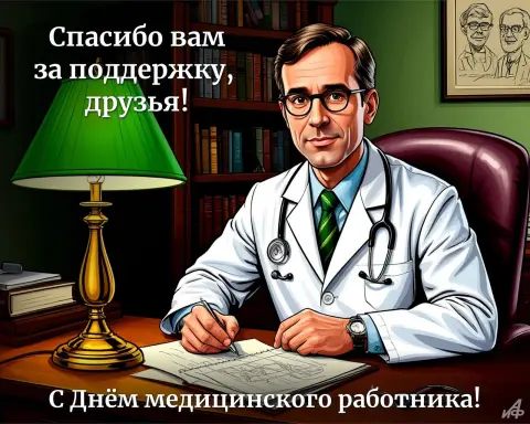 Открытки С Днем медицинских работников — с день медицинского работника