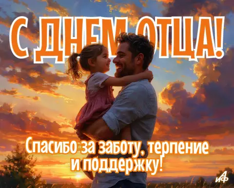 Поздравление С Днем отца — день отца в россии