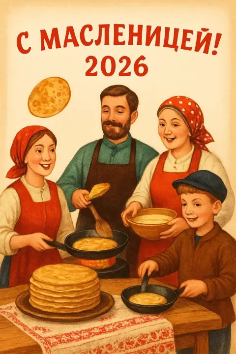 Открытки с масленица — с широкой масленицей