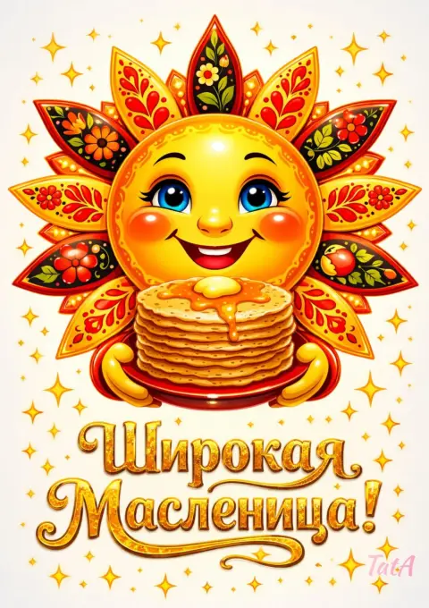 С масленицей открытка — с масленица поздравления