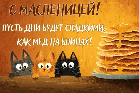 Прикольные поздравления с масленицей — открытки с масленицей красивые