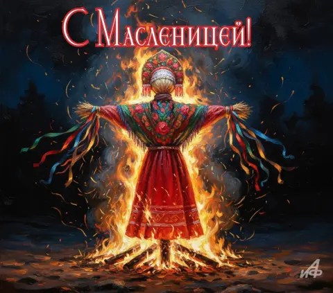 Поздравить с масленицей — открытка масленица 2026