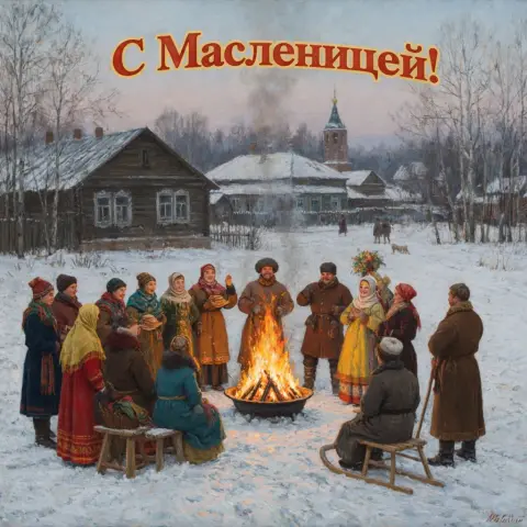 Поздравление с масленица — открытки с масленица