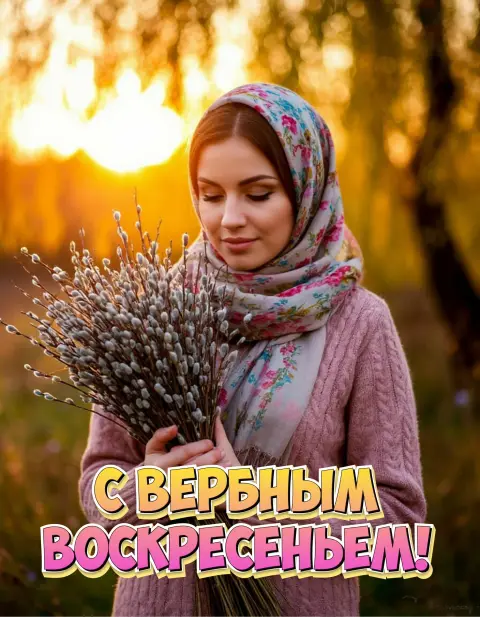 Поздравление с вербным воскресеньем — вербное воскресение