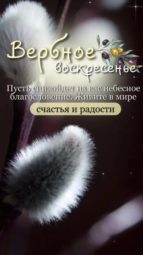 С вербным воскресеньем красивые поздравления — вербного воскресенья