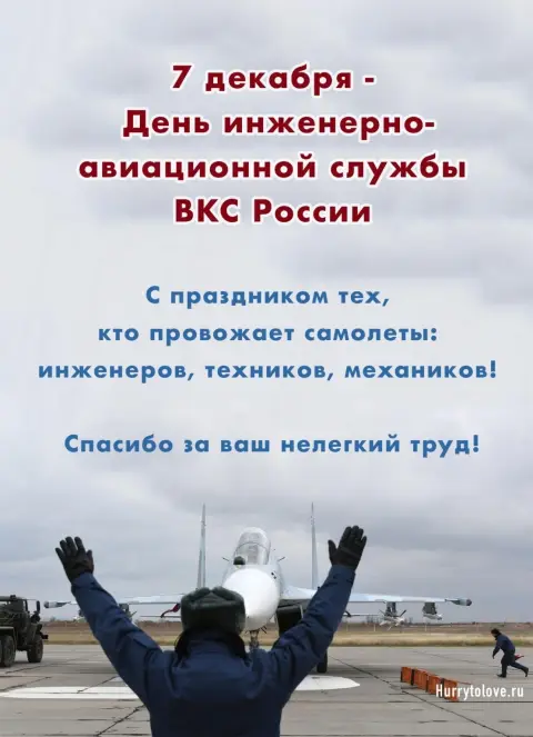 С Днем инженерно авиационной службы