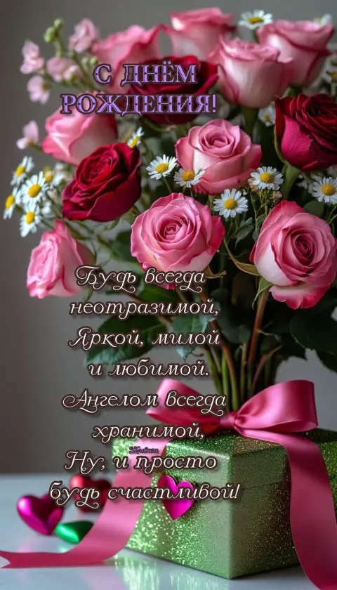 Открытки С Днем рождение — с день рождения женщине красивые