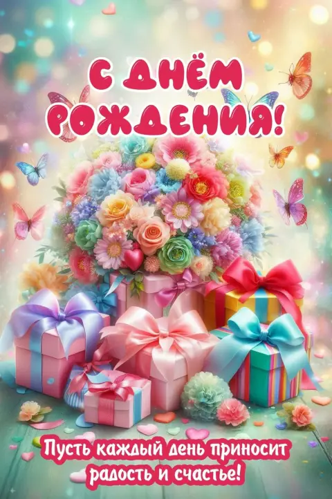 Открытки С Днем рождения новые — день рождения открытки с поздравлениями
