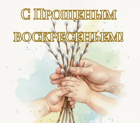 Прощеное воскресенье поздравление — с прощенным воскресеньем открытка