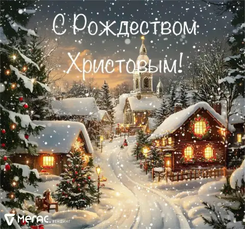 Открытки с рождеством христова — с рождеством христовым 🎄