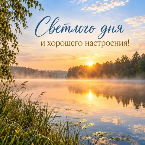 Пейзаж — утро пейзаж