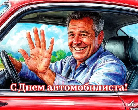 День автомобилист — день автомобилиста открытка