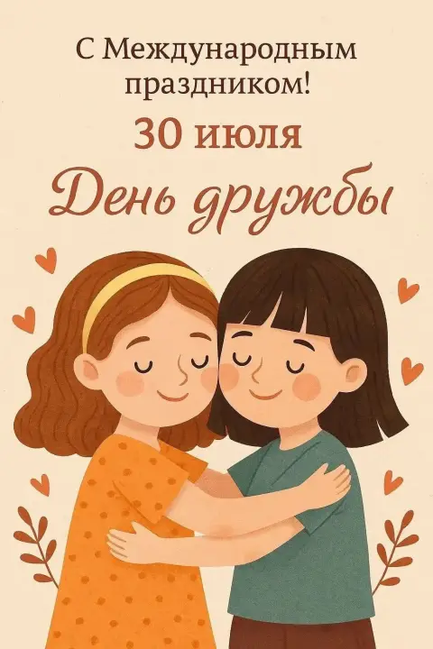 30 июля международный день дружбы — праздник дружбы