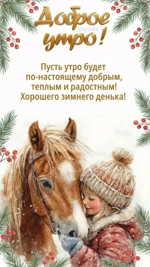 Утра зимнего доброго — зимнее утро доброе утро
