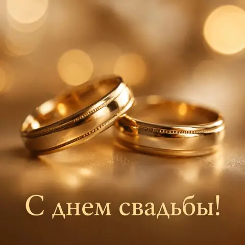 С Днем свадьбы — поздравление с днём свадьбы