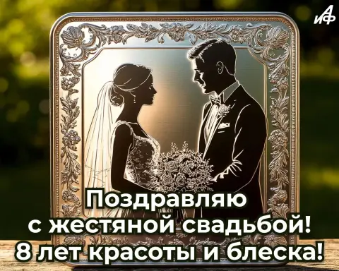 С Днем жестяной свадьбы — жестяная свадьба открытки поздравления