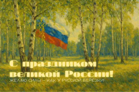 Красивое поздравление С Днем России — с днем россии открытки красивые