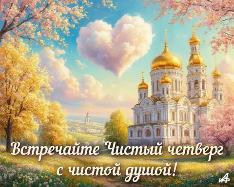 Открытки чистого четверга — поздравление чистый четверг