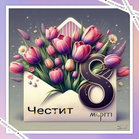 8 марта открытк — праздничная открытка к 8 марта