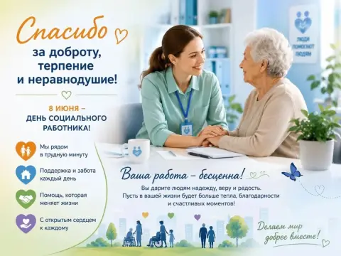 Поздравить С Днем социального работника — 8 июня день социального работника
