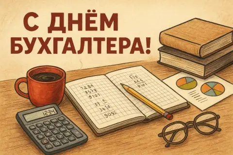 Открытка ко дню бухгалтера — день бухгалтера в россии открытки